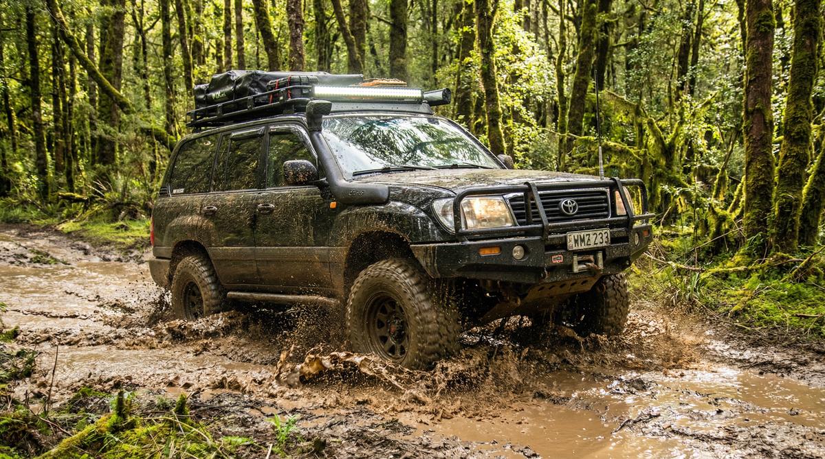 黄色仓库越野车改装视频