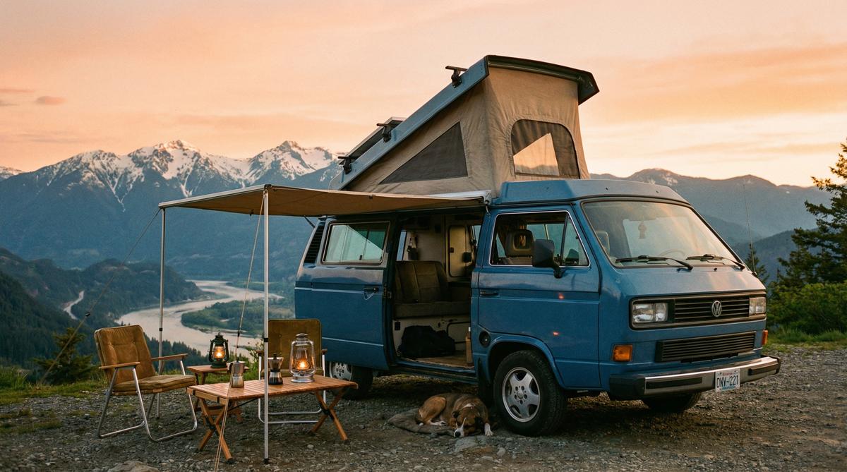 黄色仓库旅行车视频分享